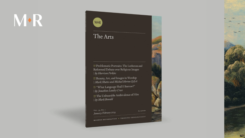 The magazine cover on a gray background.